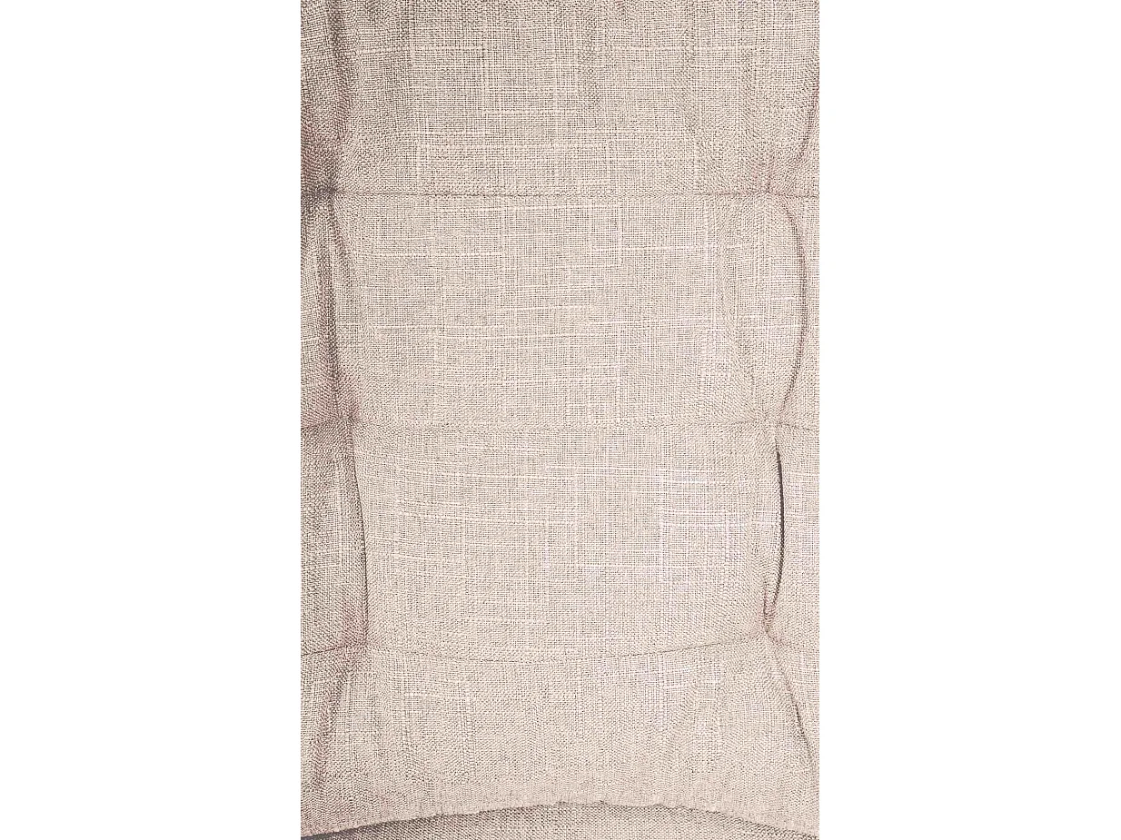 Chaise de bureau - Tissu & Métal chromé - Crème - Oxygen