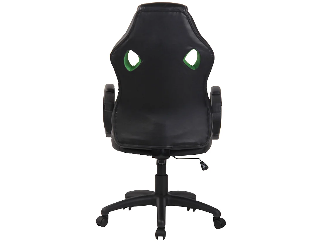 Chaise de bureau - Similicuir & Plastique - Vert - Magnus