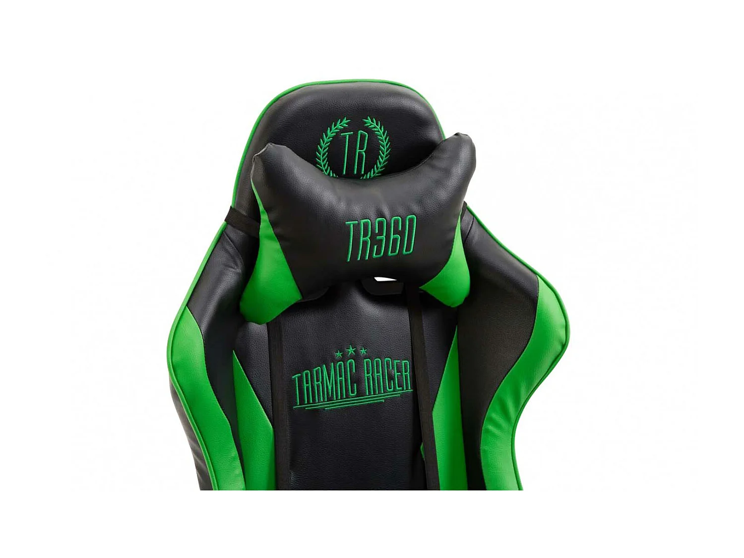 Chaise de bureau - Similicuir & Plastique - Noir / Vert - Ignite