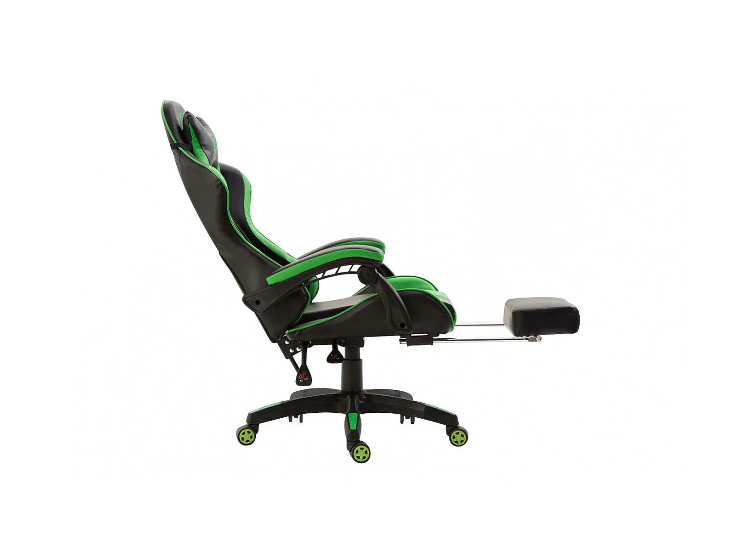 Chaise de bureau - Similicuir & Plastique - Noir / Vert - Ignite