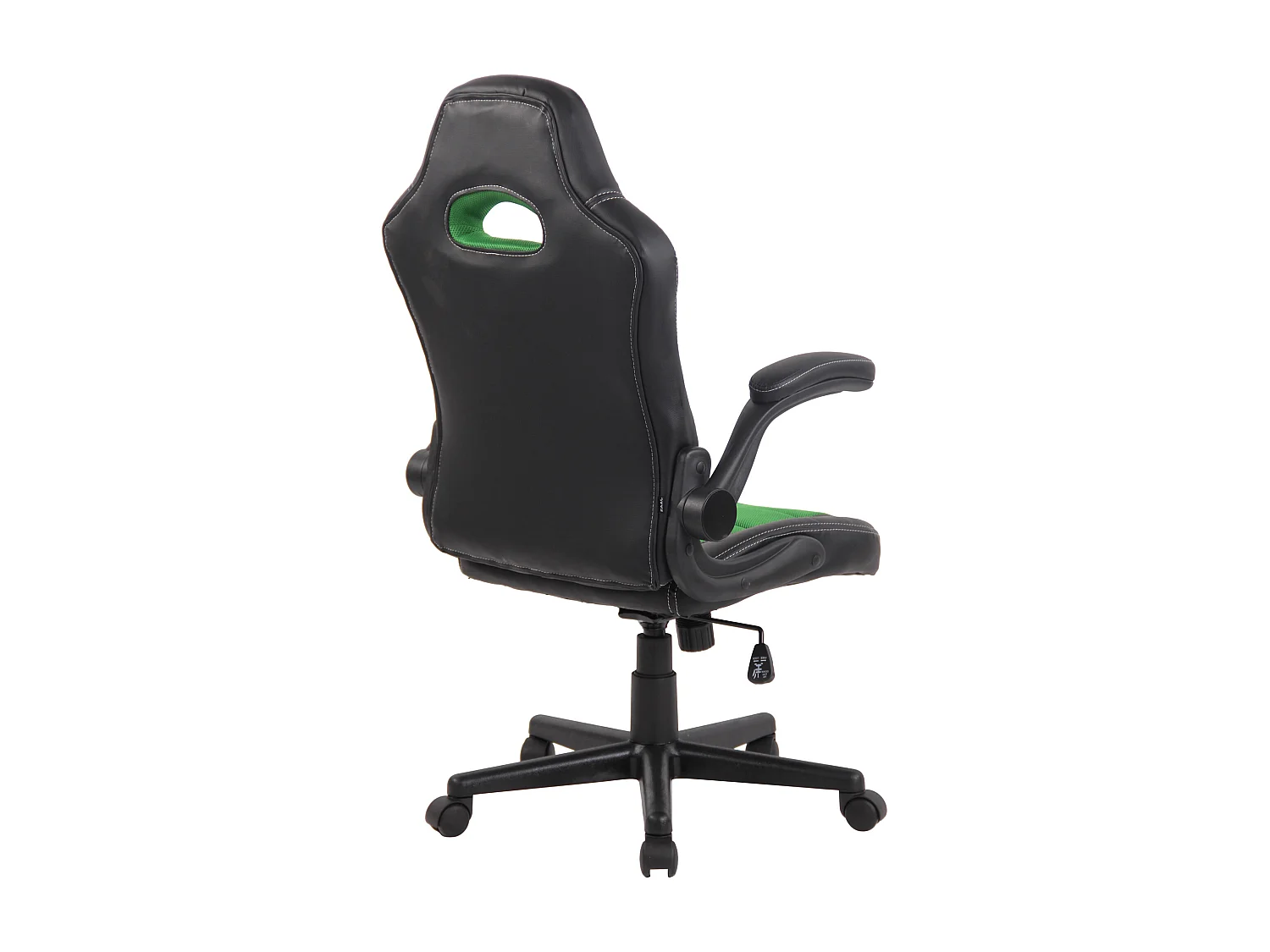 Chaise de bureau - Similicuir & Plastique - Vert - John