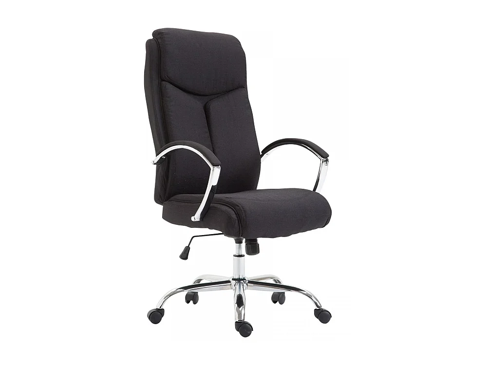 Chaise de bureau - Tissu & Antique - Noir - XL Vaud