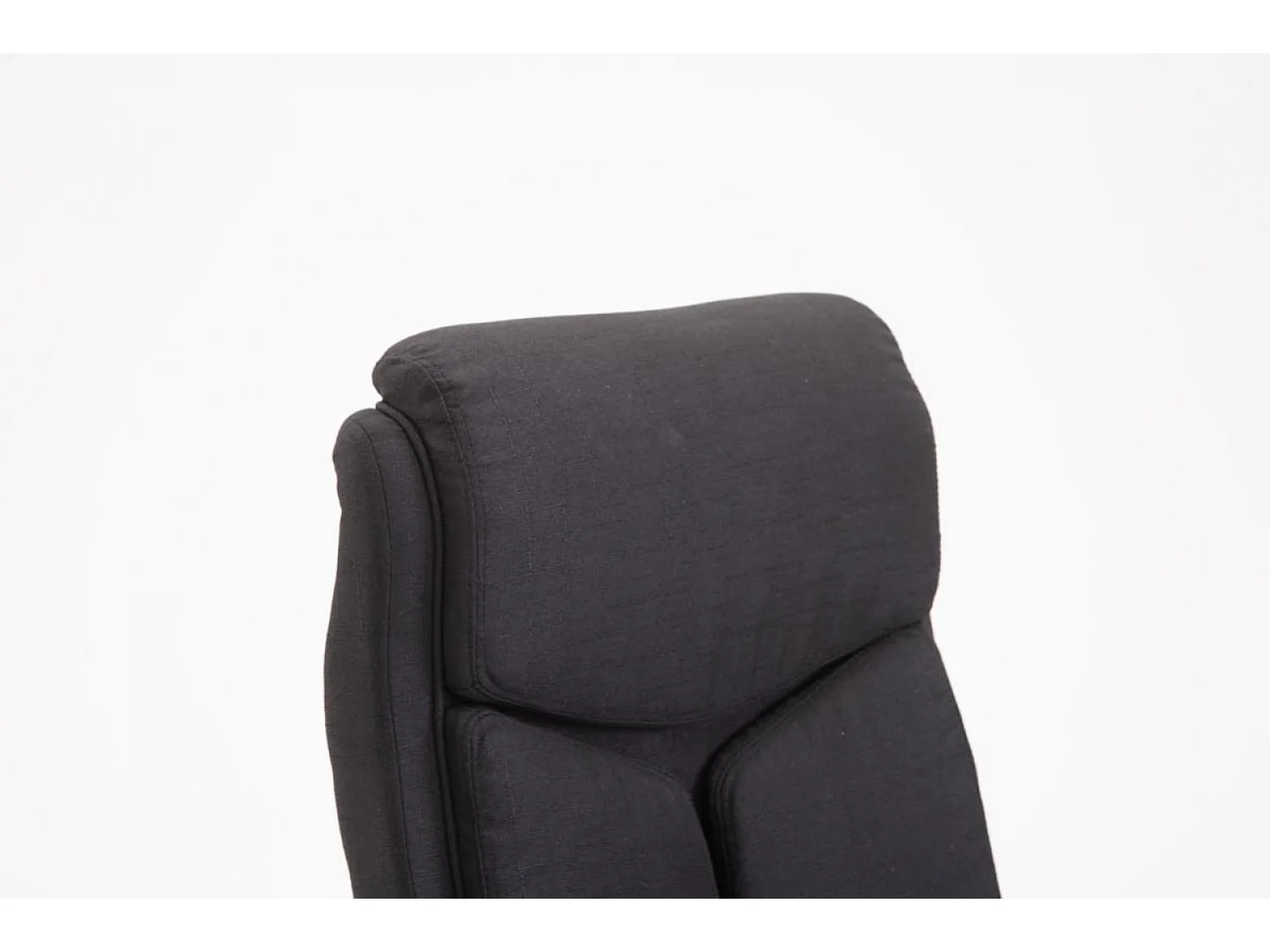 Chaise de bureau - Tissu & Antique - Noir - XL Vaud