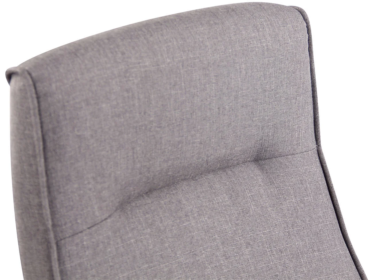 Chaise de bureau - Tissu - Gris - Portland