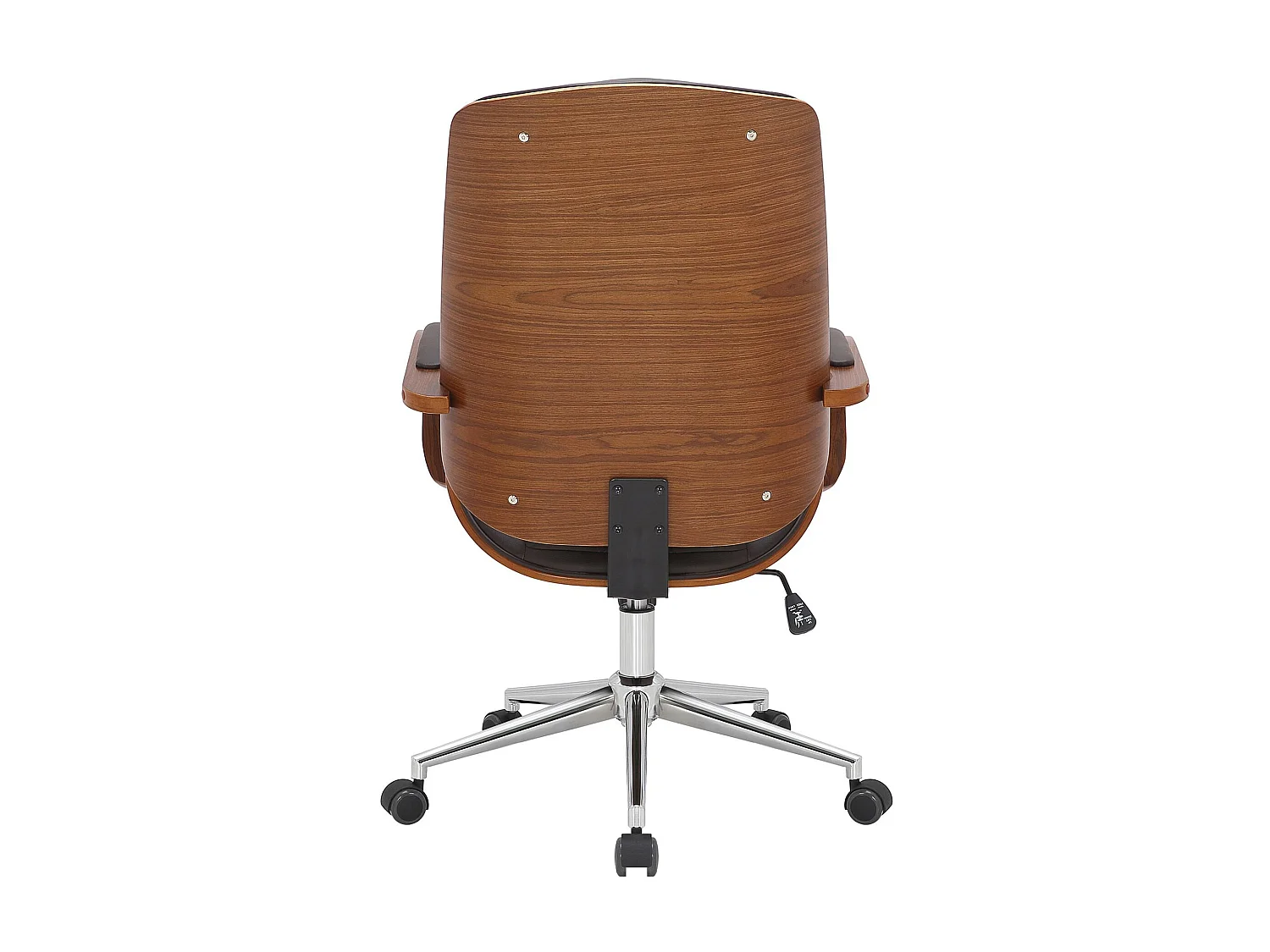 Chaise de bureau - Similicuir - Noyer / Marron - Yankton