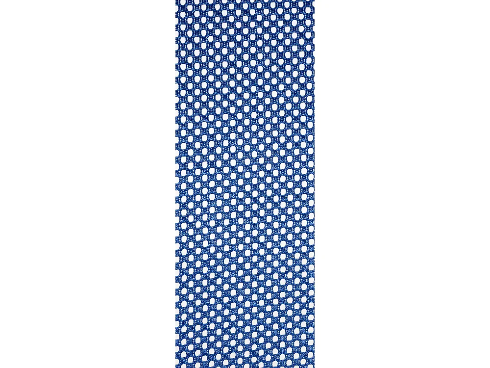 Chaise de bureau - Microfibre & Blanc - Bleu - Tracy