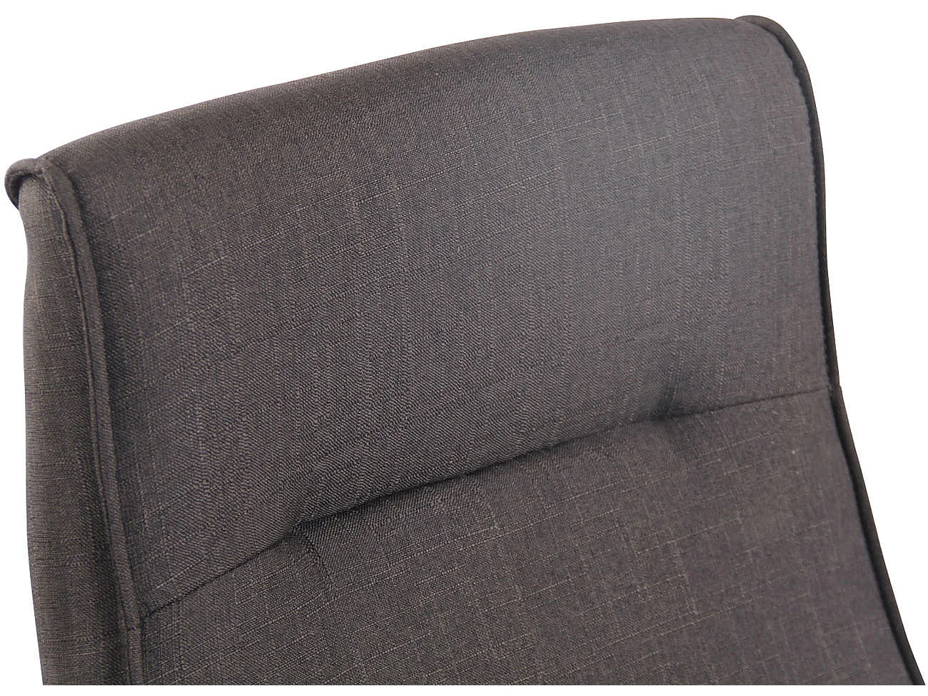 Chaise de bureau - Tissu - Gris foncé - Portland