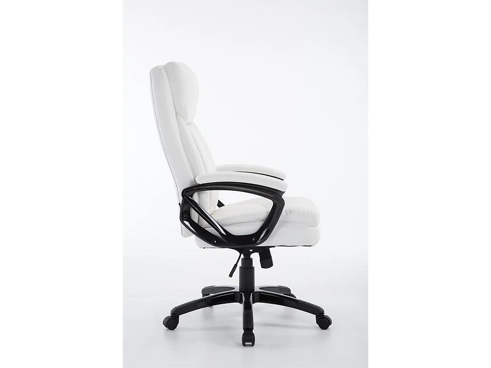 Chaise de bureau - Similicuir & Plastique - Blanc - XL Platon