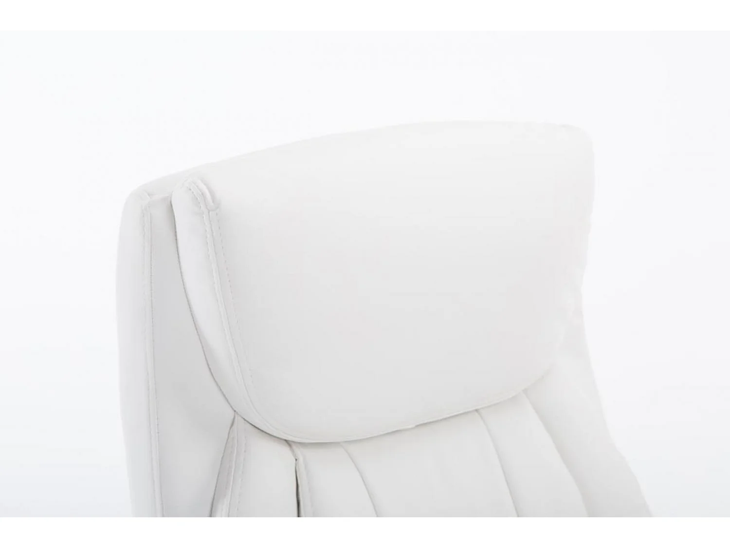Chaise de bureau - Similicuir & Plastique - Blanc - XL Platon