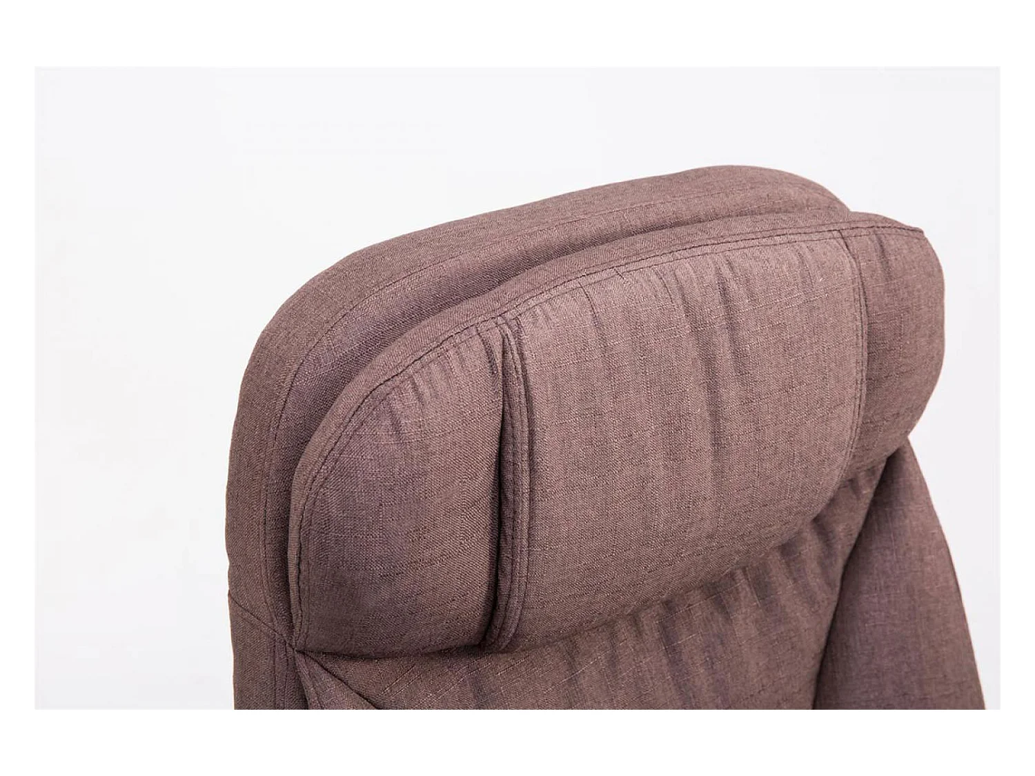 Chaise de bureau - Tissu - Marron - XL Troy