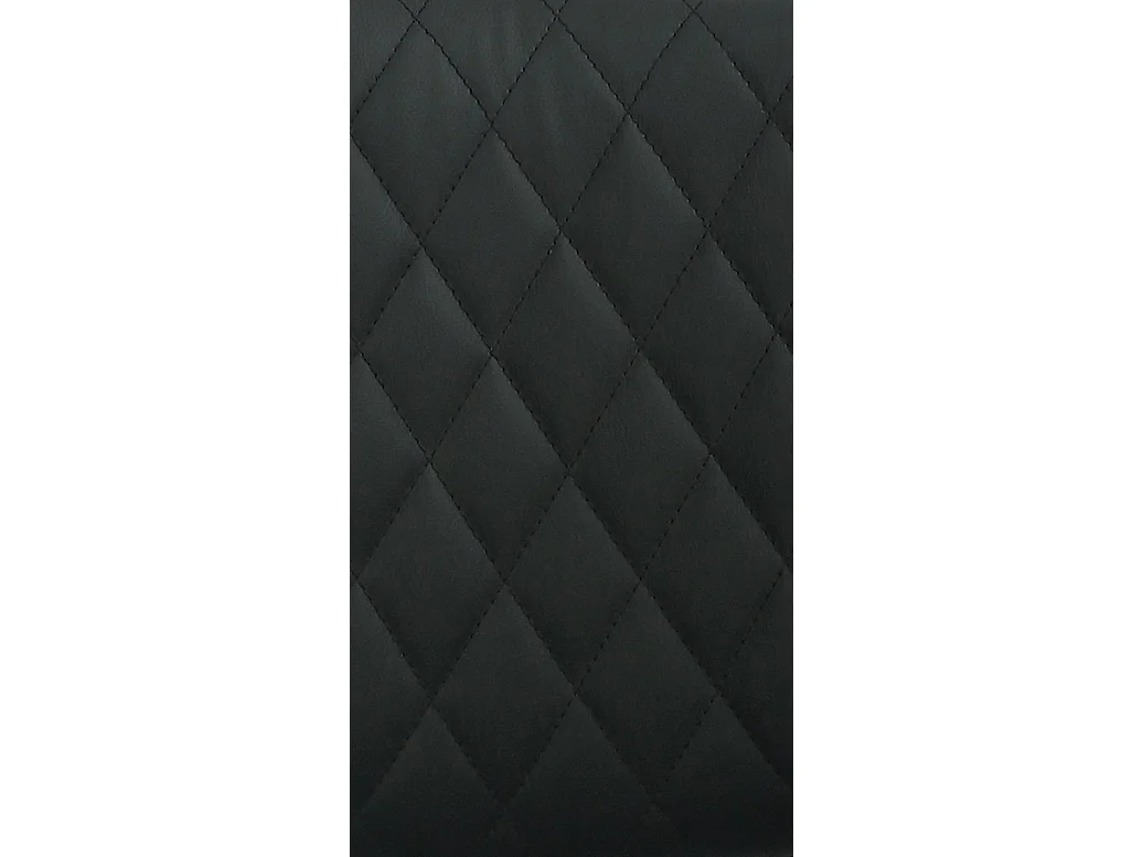 Chaise de bureau - Similicuir (PVC) & Métal - Noyer / Noir - Harvest