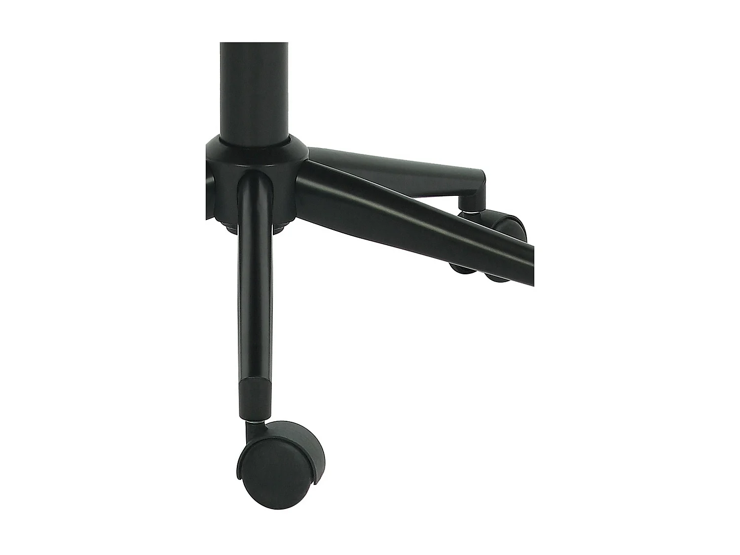 Chaise de bureau - Similicuir (PVC) & Métal - Noyer / Noir - Harvest