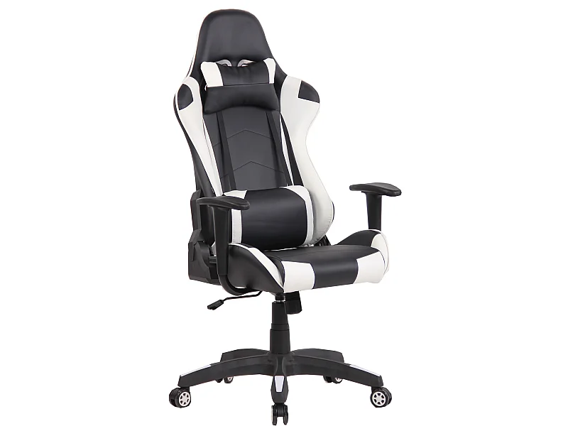 Bürosessel - Kunstleder & Kunststoff - schwarz/weiß - Miracle V2