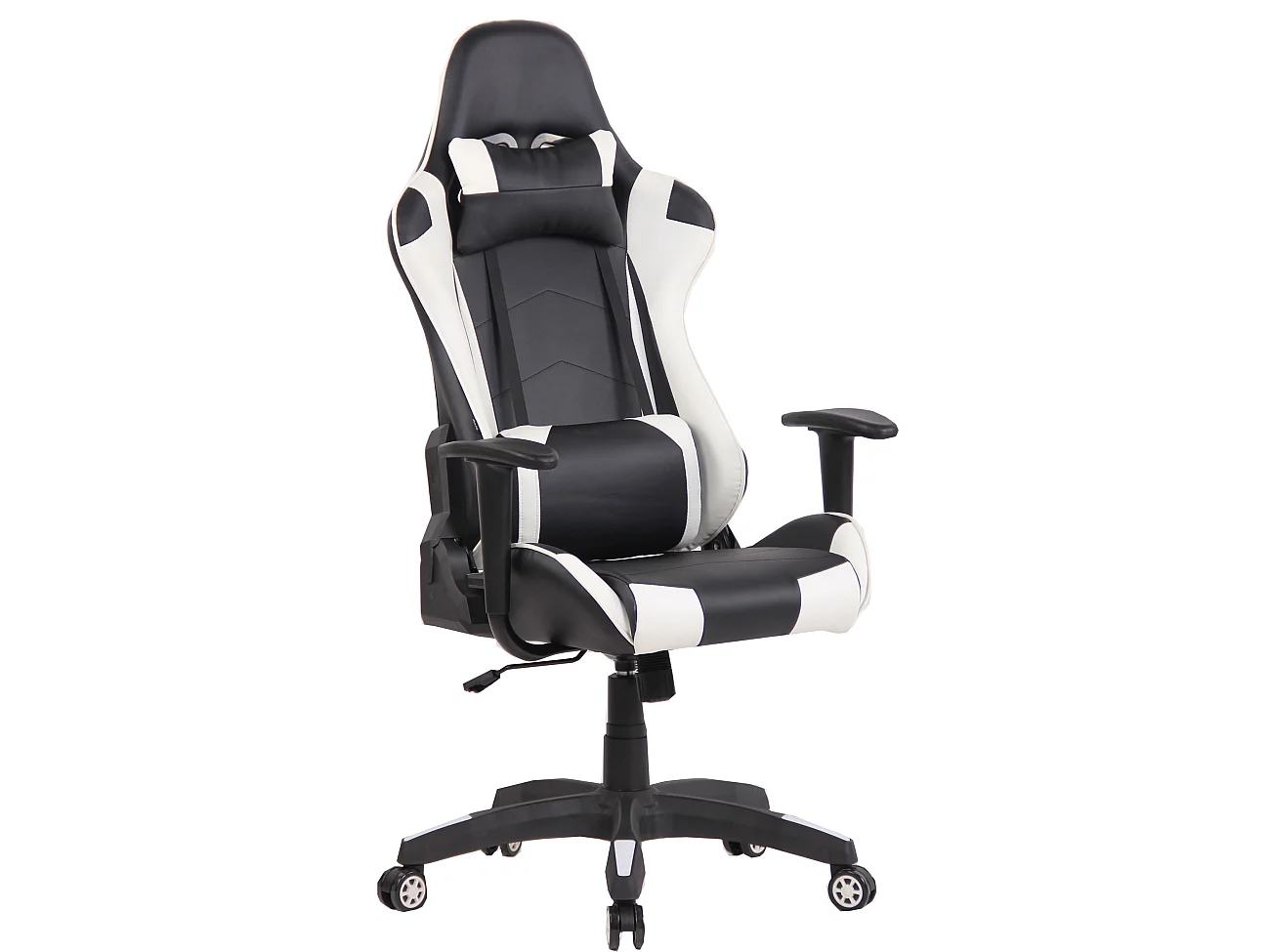 Bürosessel - Kunstleder & Kunststoff - schwarz/weiß - Miracle V2