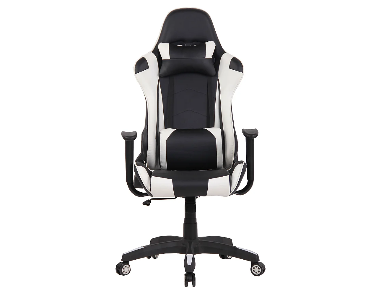 Bürosessel - Kunstleder & Kunststoff - schwarz/weiß - Miracle V2