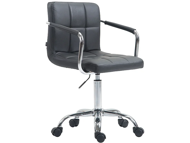 Bürostuhl - Kunstleder - grau - Lucy V2