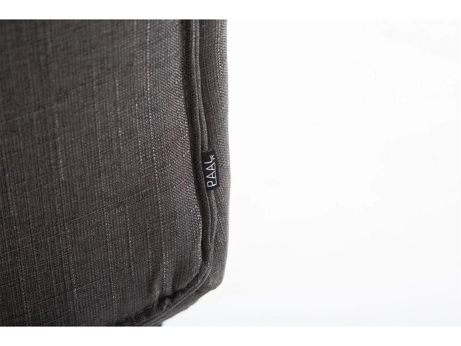 Chaise de bureau - Tissu & Métal chromé - Gris foncé - XL Vaud