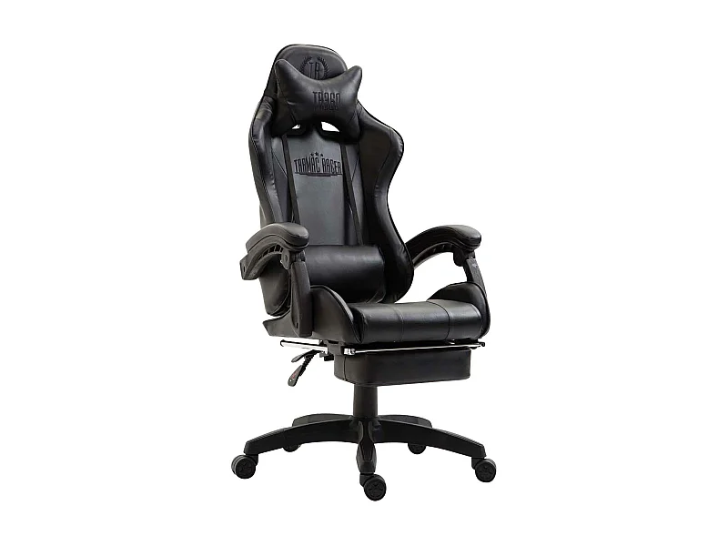 Bürosessel - Kunstleder & Kunststoff - schwarz/schwarz - Ignite