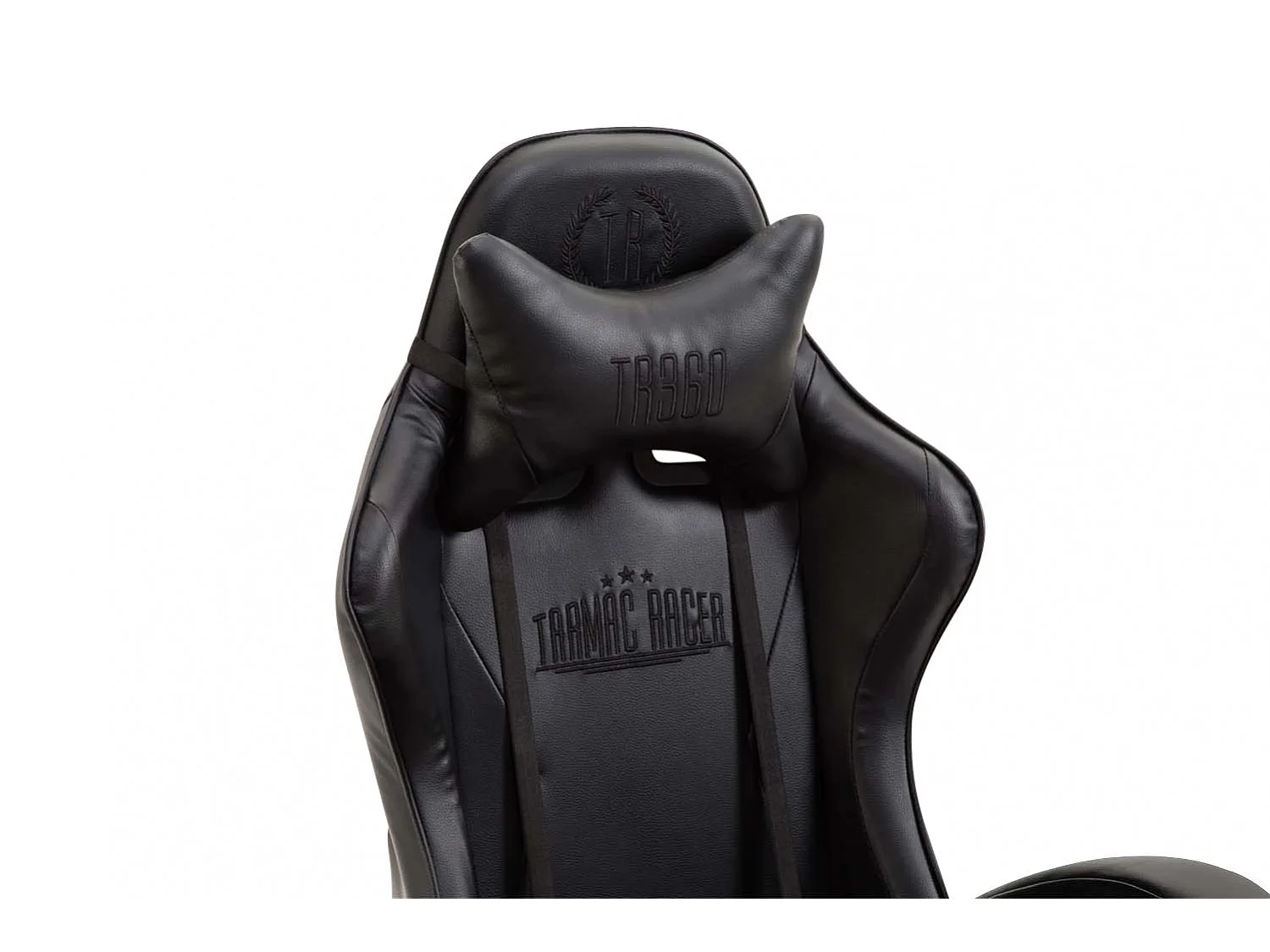 Chaise de bureau - Similicuir & Plastique - Noir / Noir - Ignite