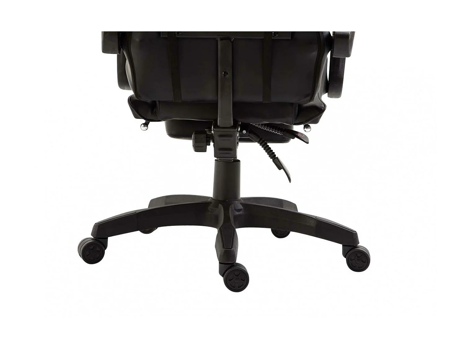 Chaise de bureau - Similicuir & Plastique - Noir / Noir - Ignite
