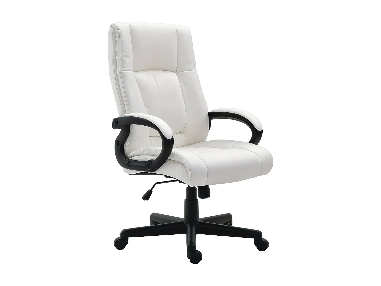 Chaise de bureau - Similicuir - Blanc - XL Sparta