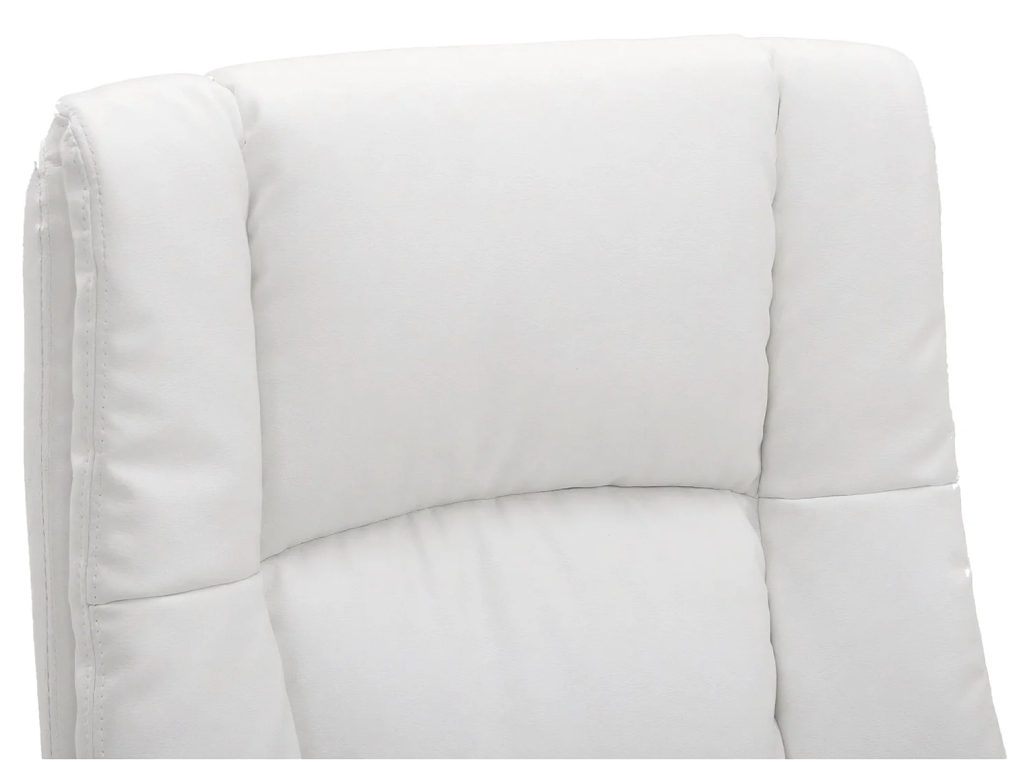 Chaise de bureau - Similicuir & Nature - Blanc - XL Sparta