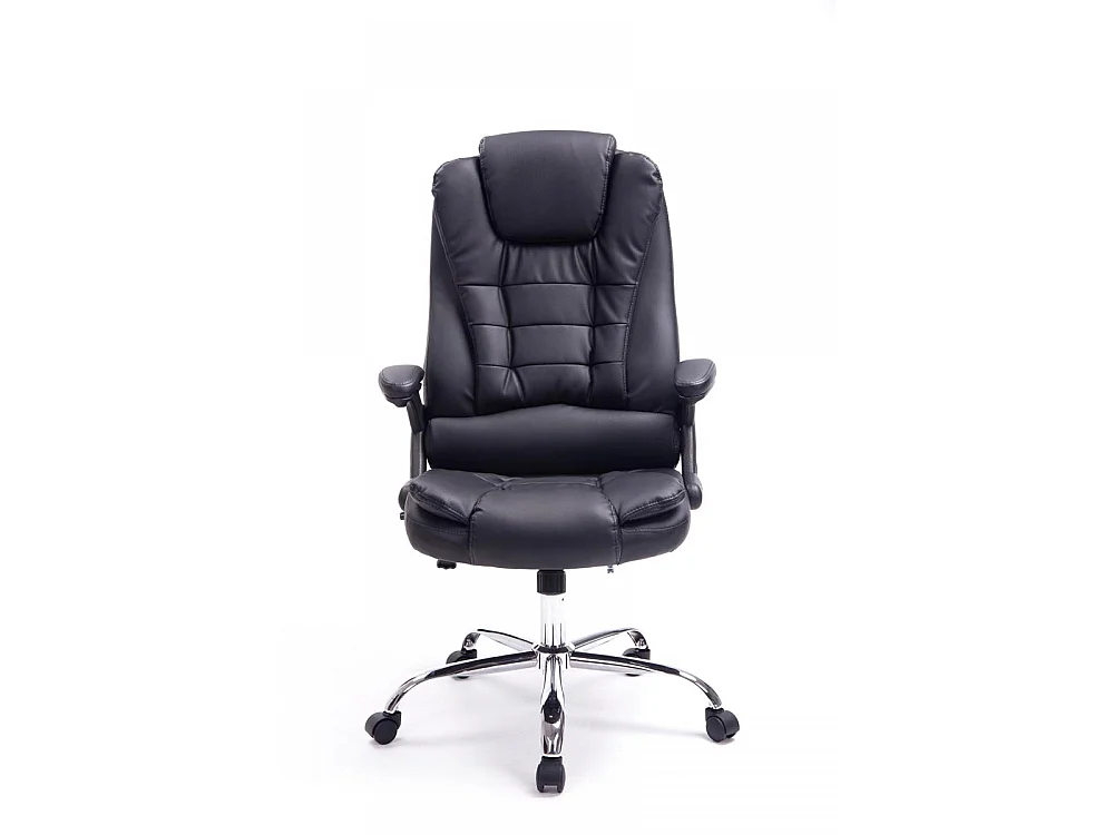 Chaise de bureau - Similicuir - Noir - Thor