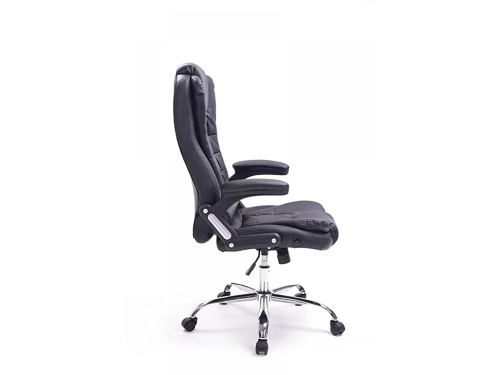 Chaise de bureau - Similicuir - Noir - Thor
