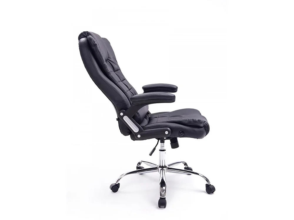 Chaise de bureau - Similicuir - Noir - Thor