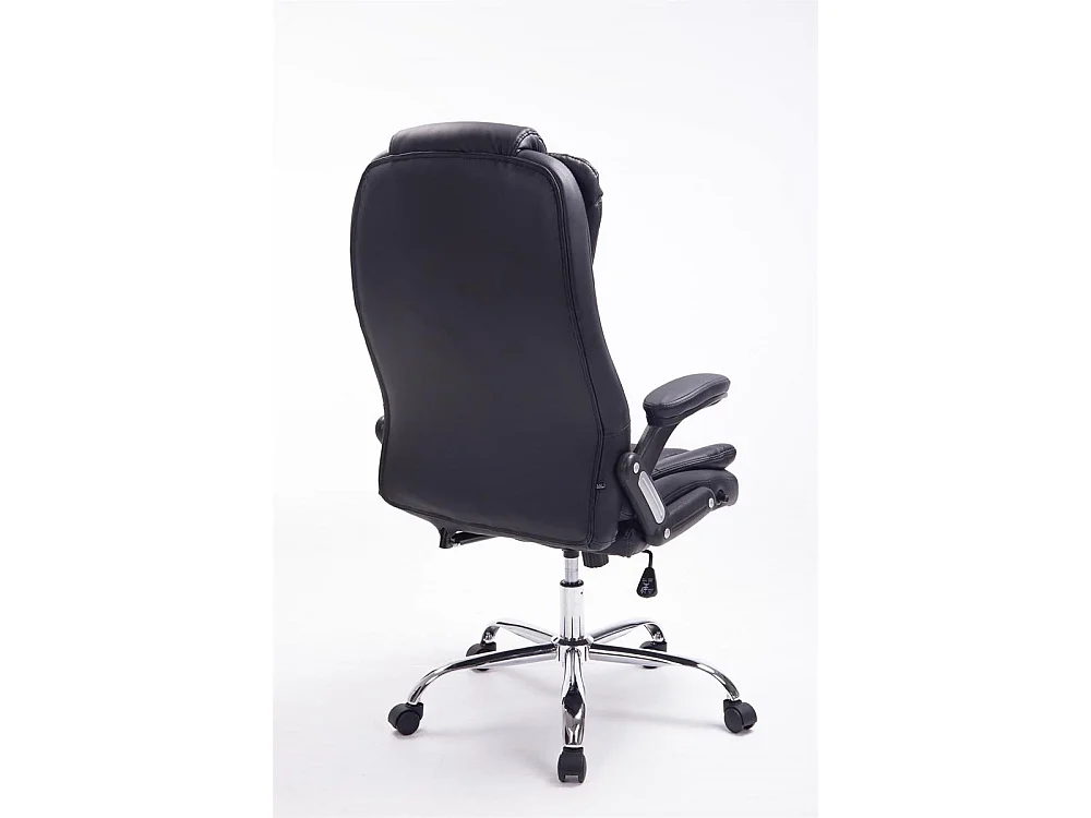 Chaise de bureau - Similicuir - Noir - Thor