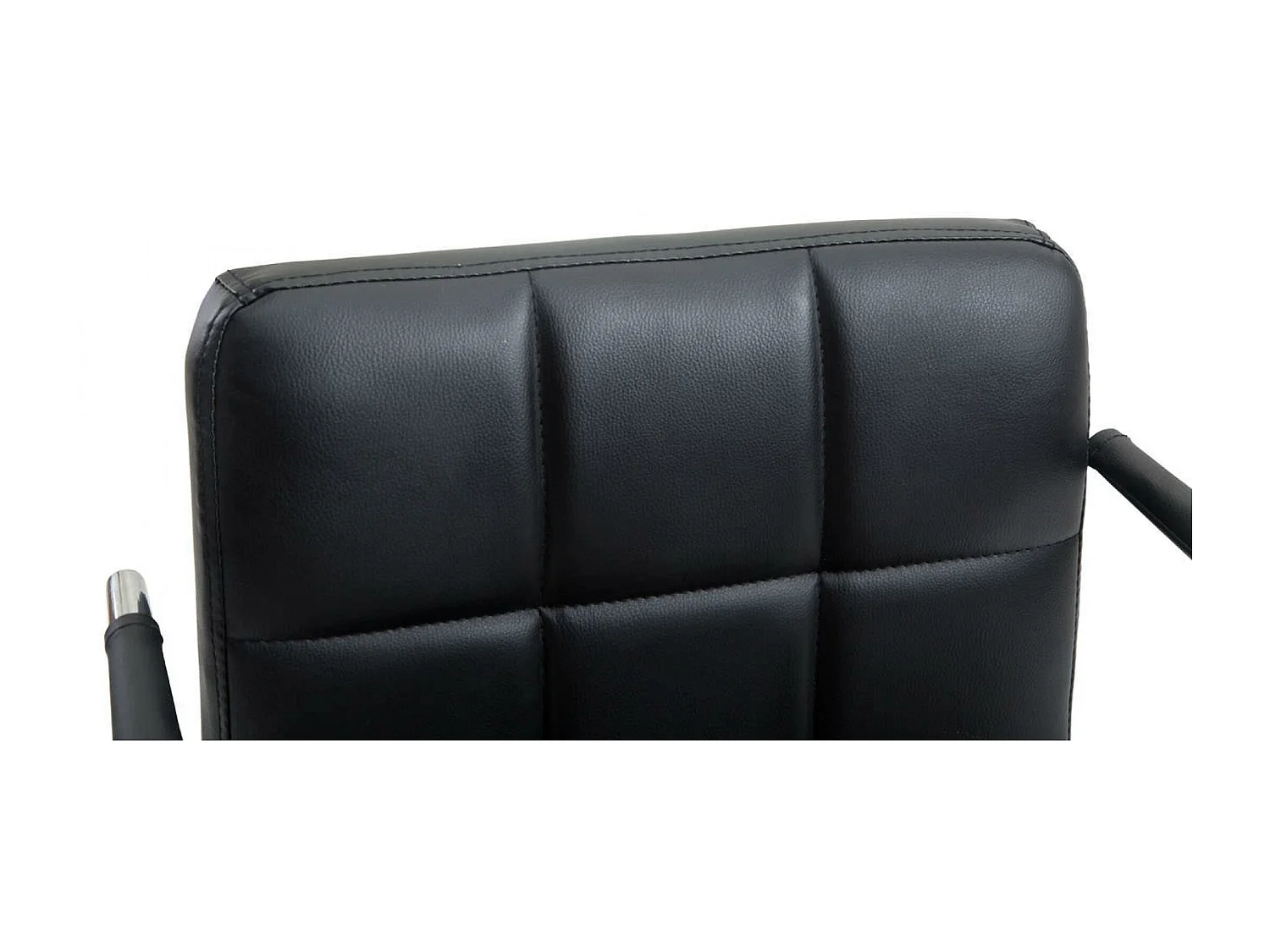 Chaise de bureau - Similicuir - Noir - Lucy V2