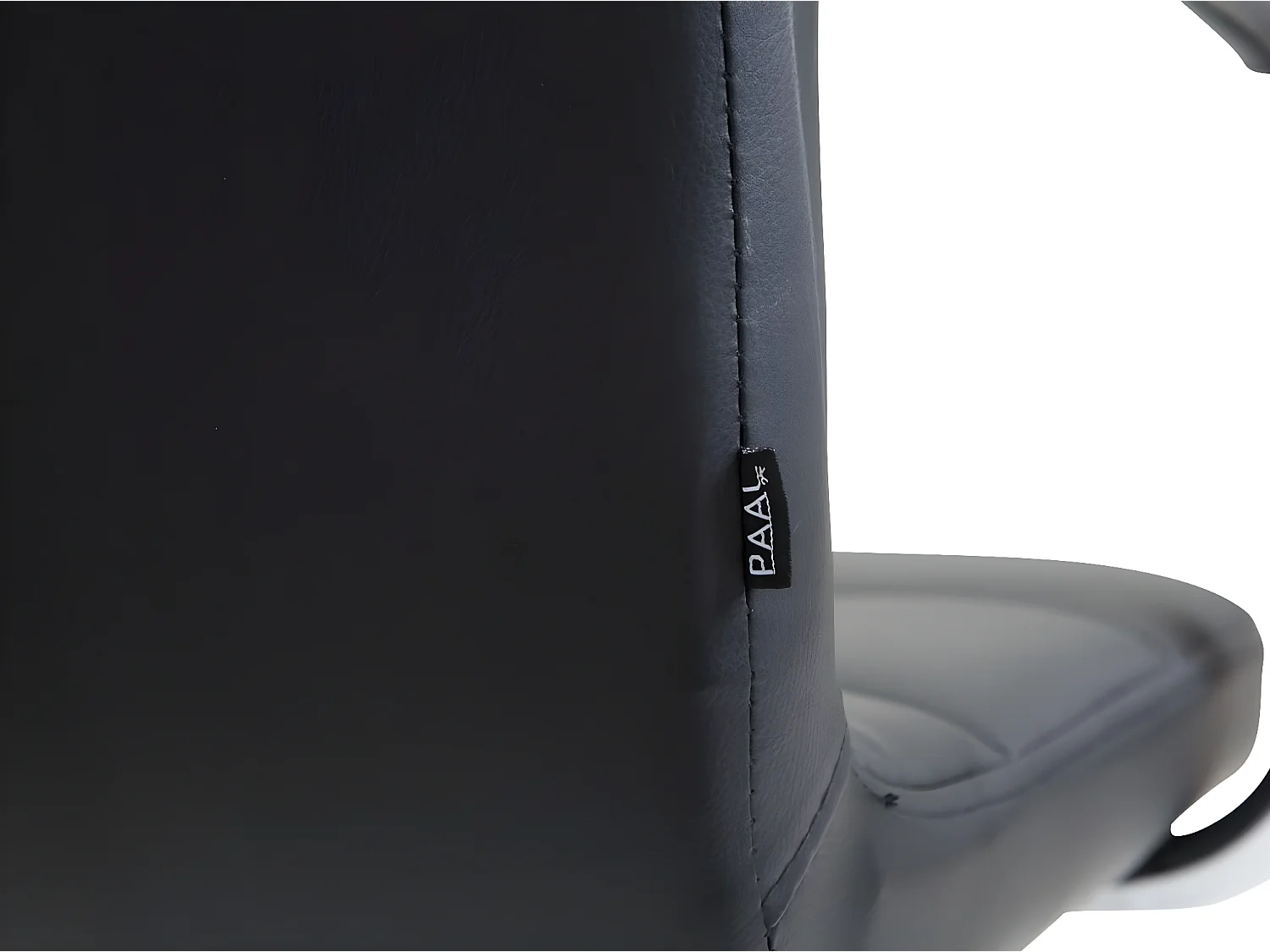 Chaise de bureau - Similicuir - Noir - Lucy V2