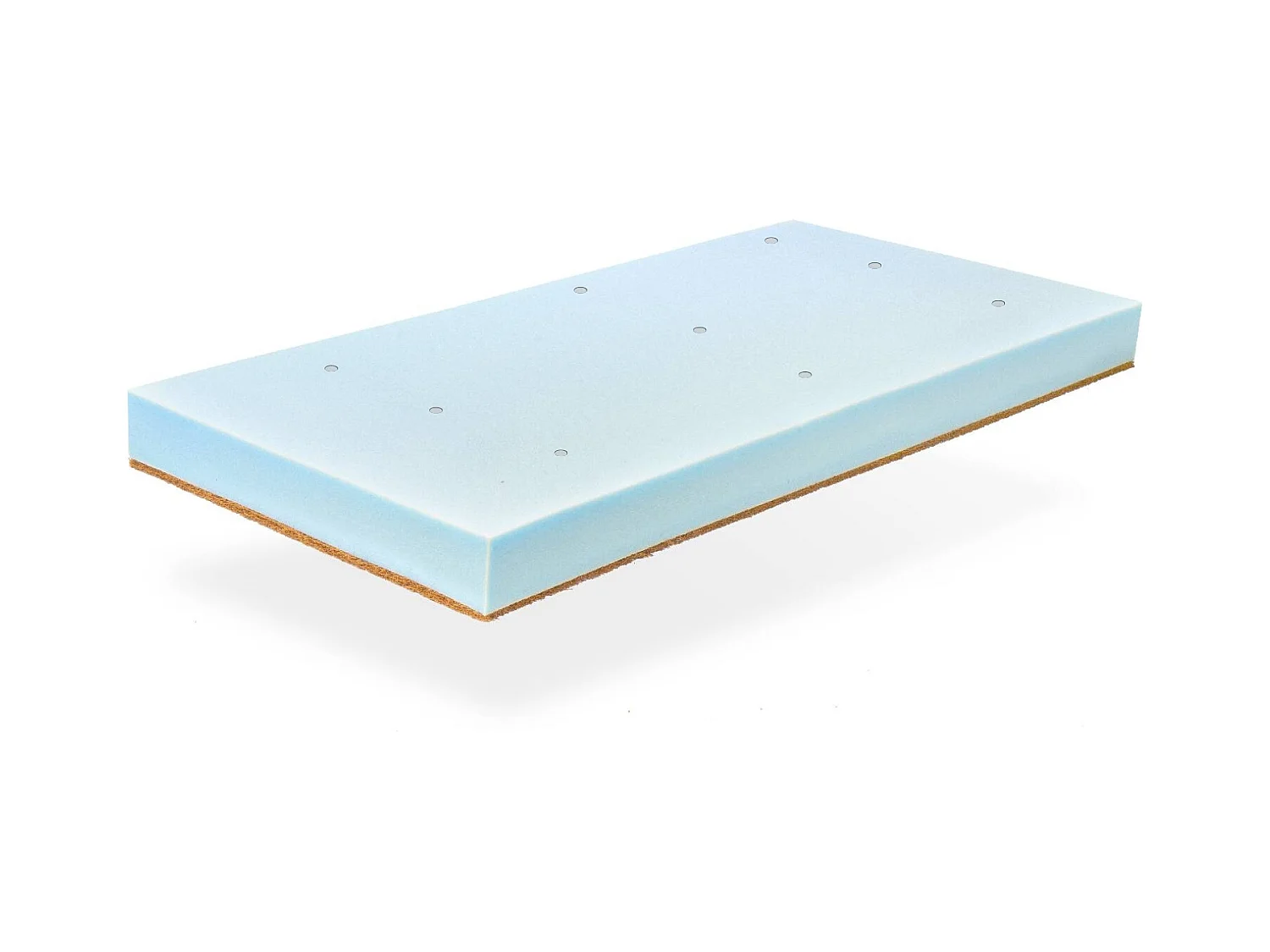 Matelas bebe 57X117 ORGANIC BABY STAR épaisseur 11 CM ,Noyau perforé
