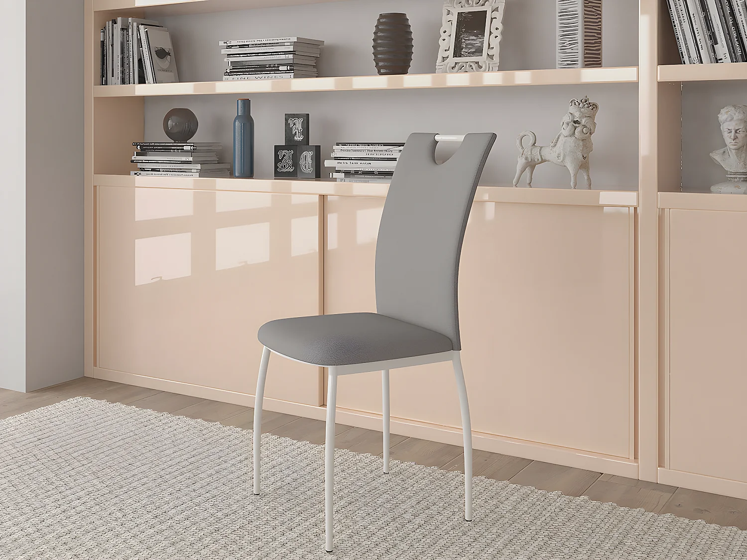 Conjunto 4 Cadeiras Bonny (Cinza)