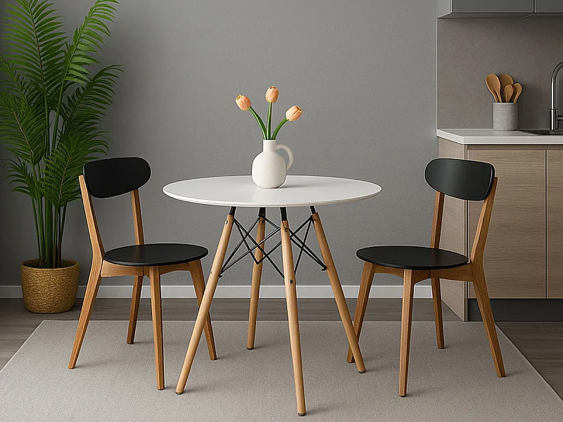 Conjunto 2 Cadeiras Lucy (Preto)