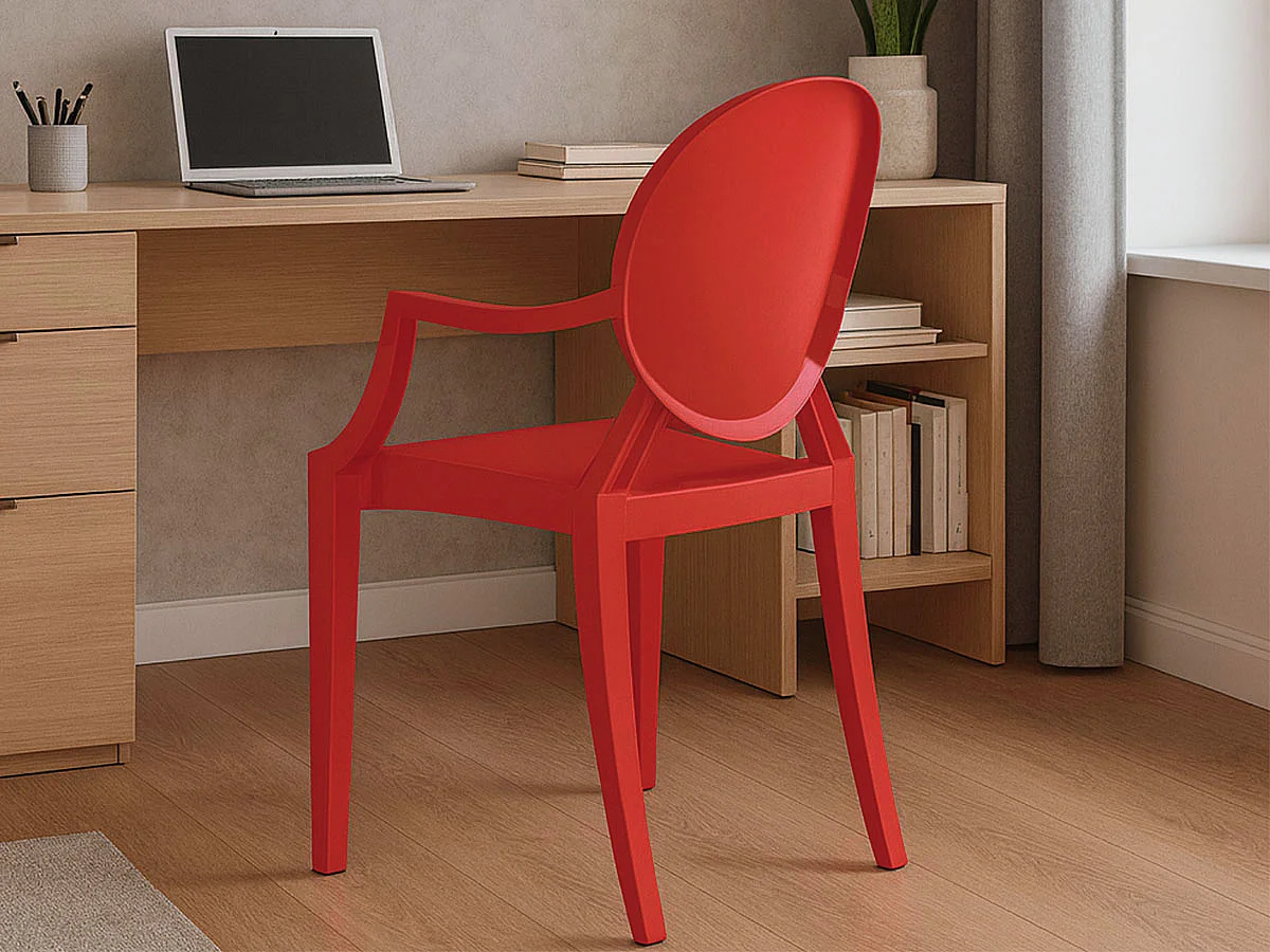 Conjunto 4 Cadeiras Valentina (Vermelho)