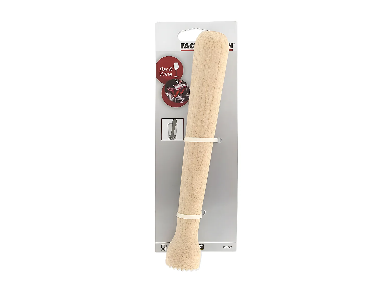 Pilon en bois pour cocktails en Bois Fackelmann