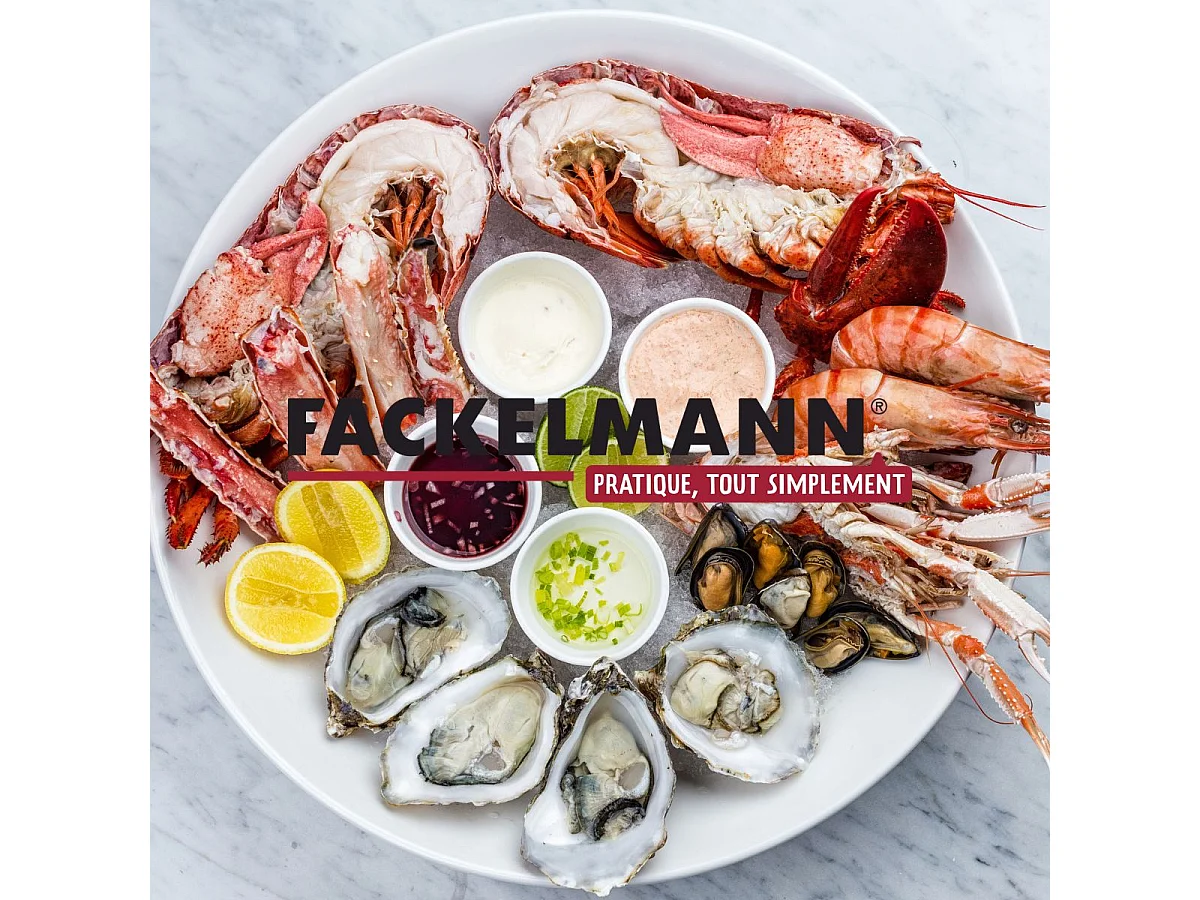 Lot de 6 fourchettes à huîtres 12,5 cm Fackelmann