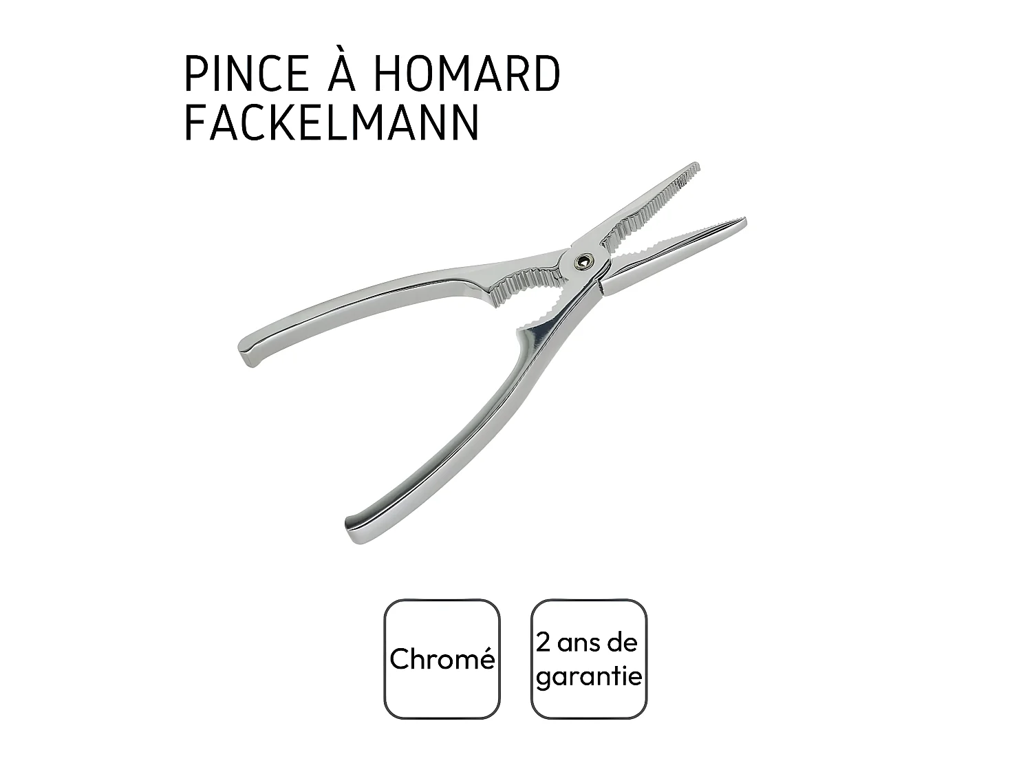 Pince à crustacés et à Homard 17 cm Fackelmann