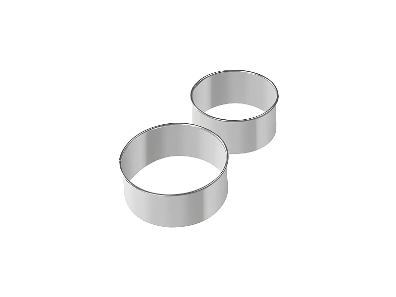 Lot de 2 emporte-pièces ronds pour beignet Zenker Emporte-pièces