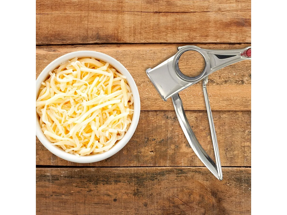 Moulin à fromage chromé Fackelmann Handmade Tradition