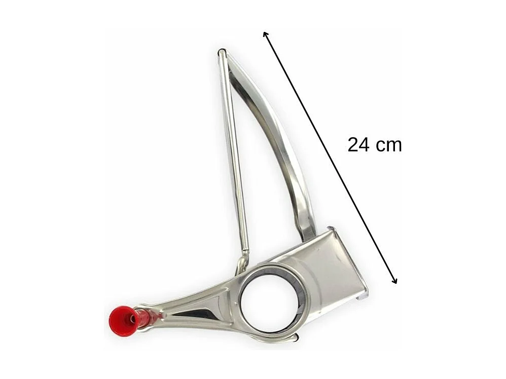 Moulin à fromage chromé Fackelmann Handmade Tradition