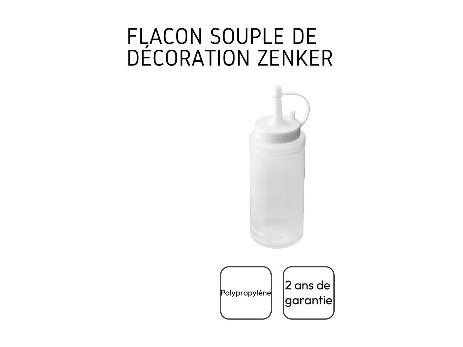 Flacon souple de décoration Zenker
