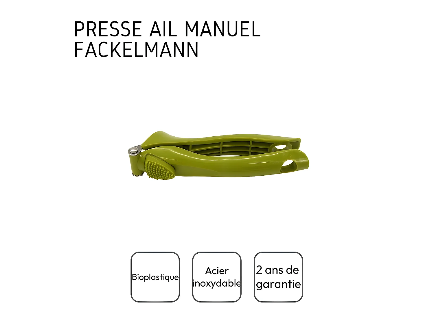 Presse ail manuel Fackelmann Gamme Zéro