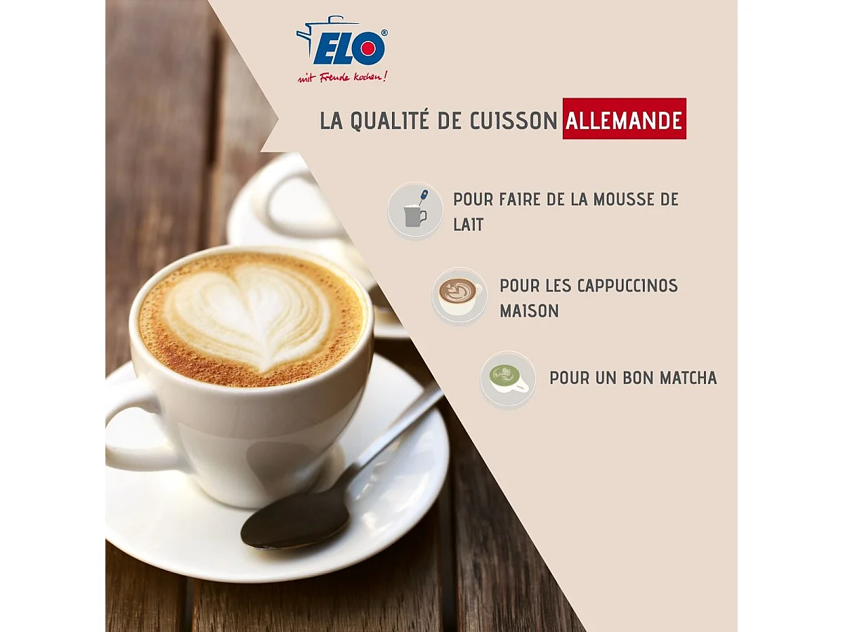 Pot à lait en inox 1,6 litres Elo Citrin