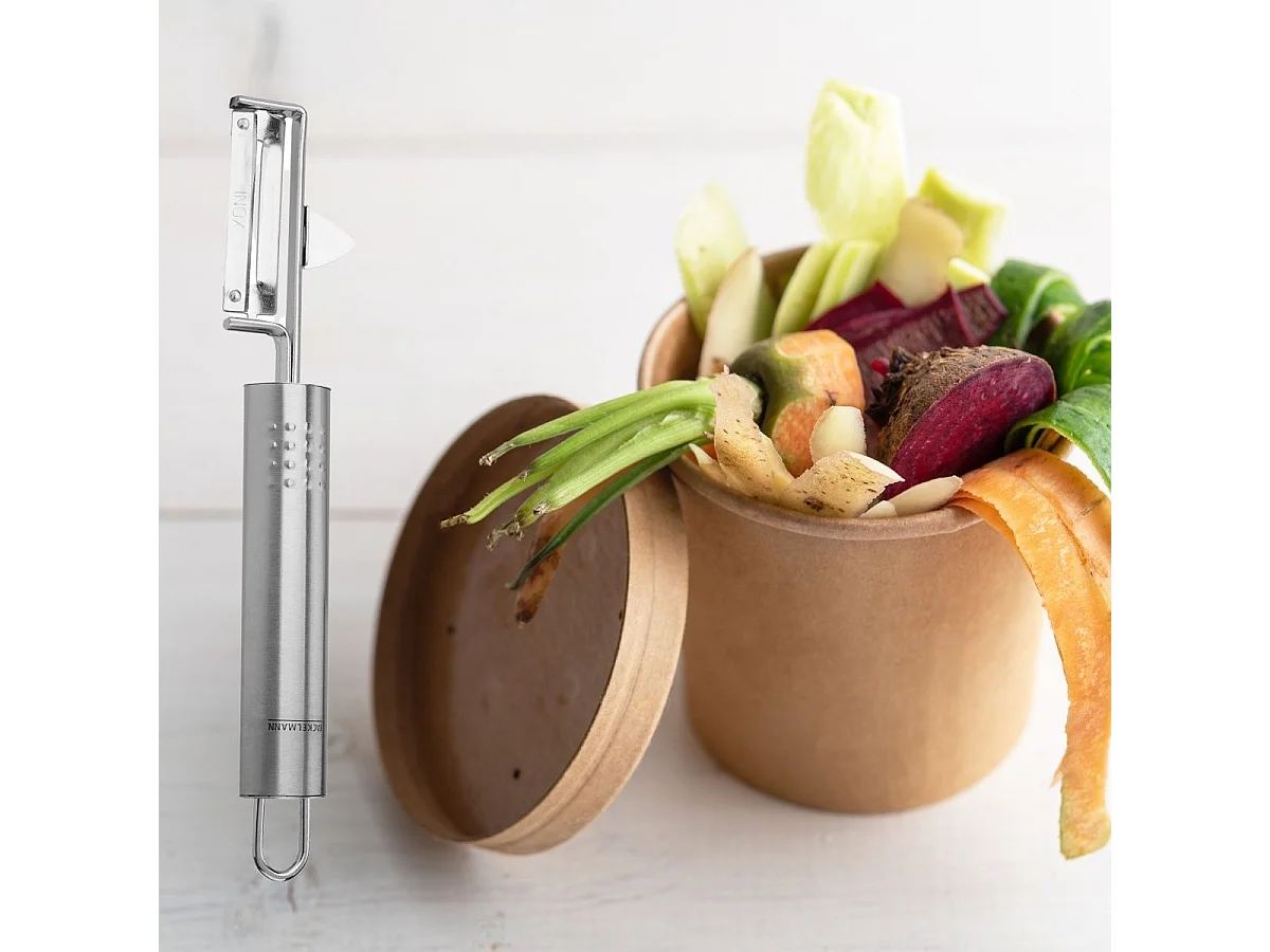Eplucheur à légumes inox 19 cm Fackelmann Ovale