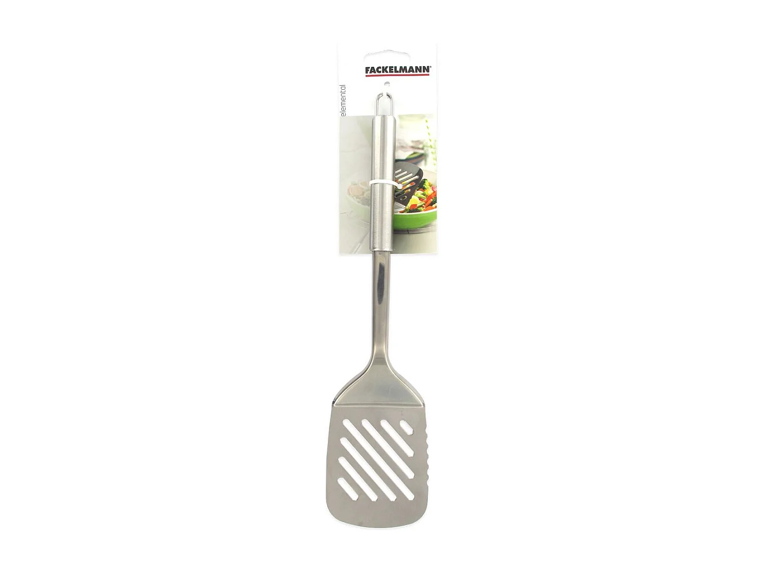 Spatule de cuisine ajourée en inox 33 cm Fackelmann Elemental