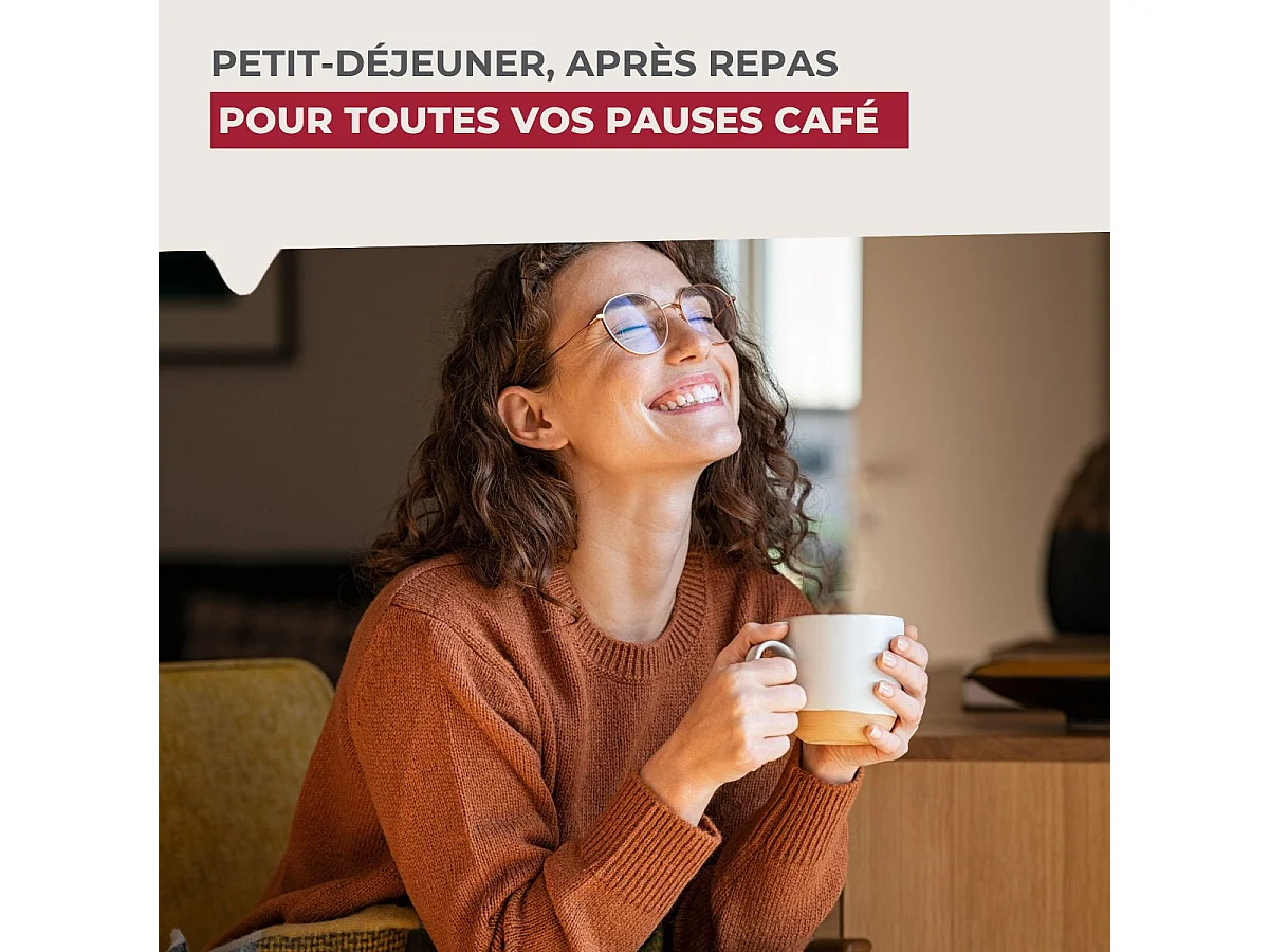 Verseuse à expresso micro-ondable 4 tasses compatible avec de nombreuses marques Fackelmann