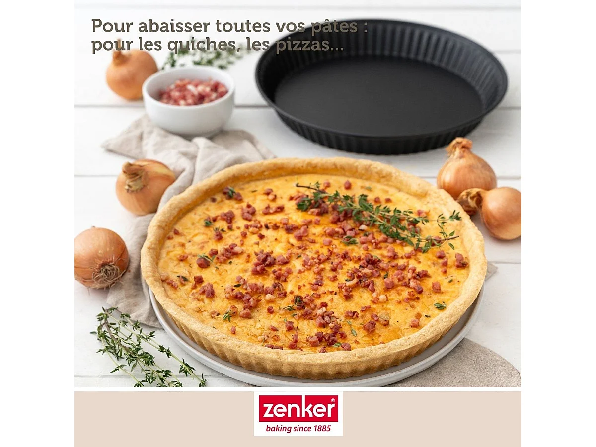 Rouleau à pâtisserie en bois certifié FSC 35 cm Zenker Smart Pastry