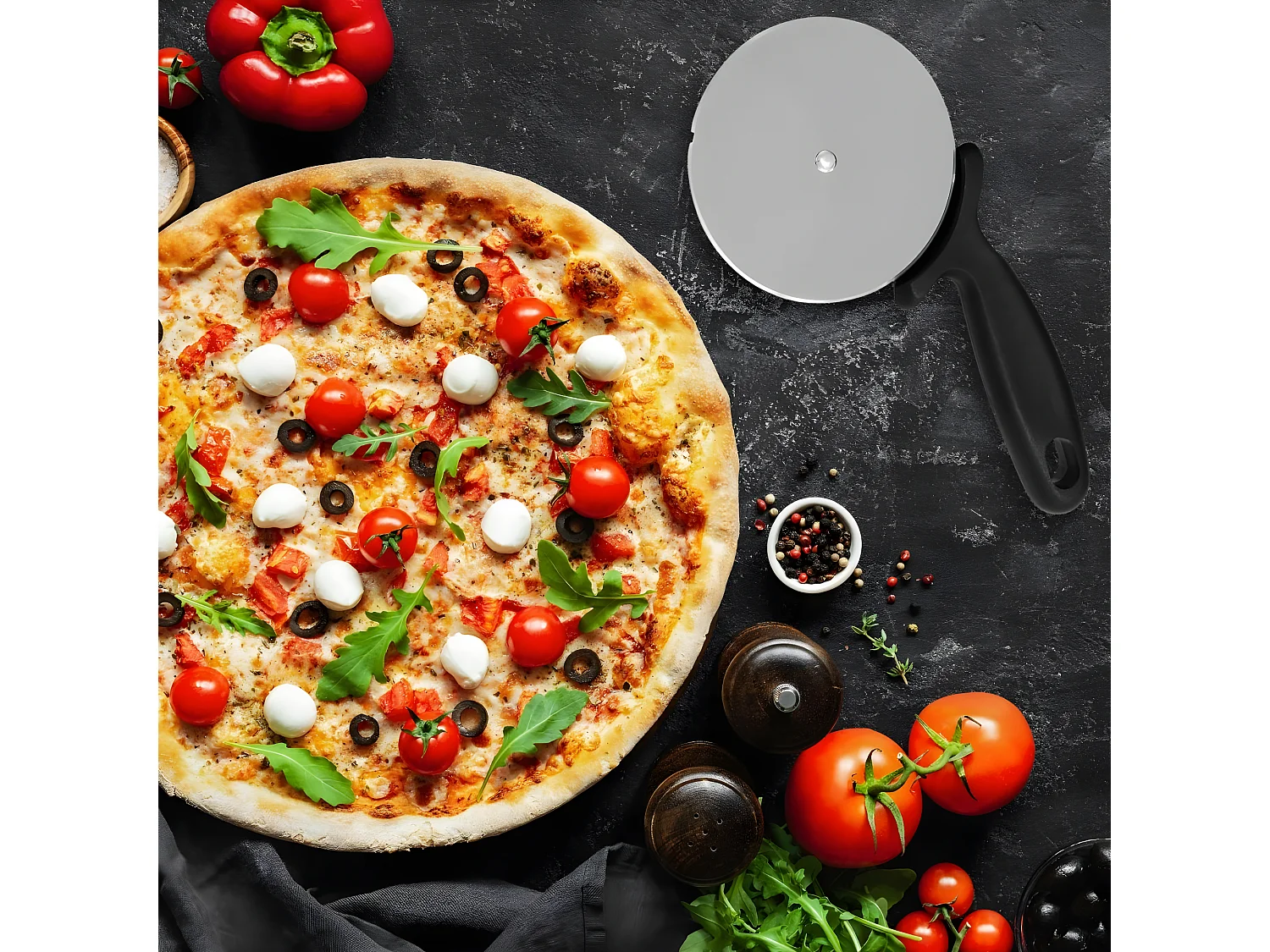 Roulette à pizza FM 21 cm Professional